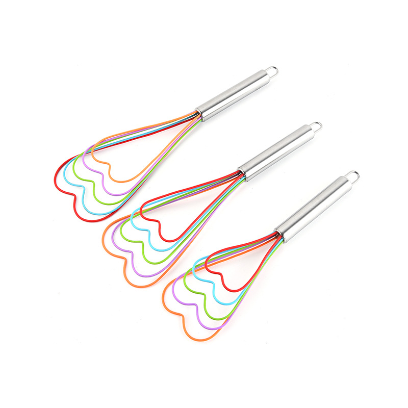 Heart Shape Silicone Egg Whisk WEW212